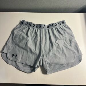 Under Armour Women's Light Gray Athletic Shorts